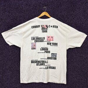 Beyoncé Cowboy Carter 2025 Tour Dates Collage T-Shirt XXL